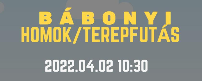 Bábonyi homok / terepfutás