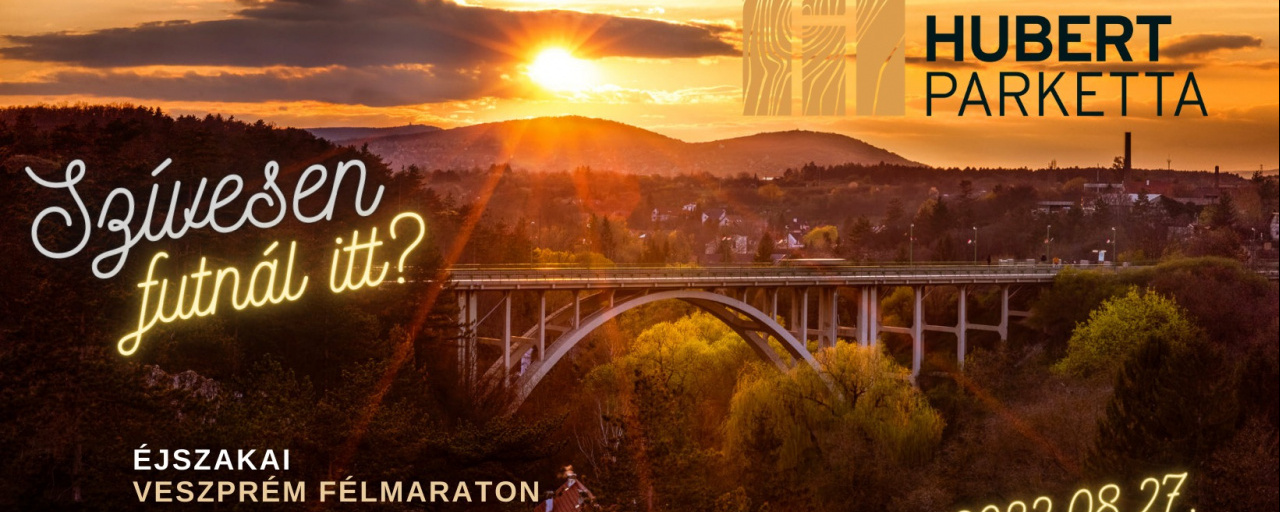 Hubert Parketta VESZPRÉM FÉLMARATON éjszakai futóverseny