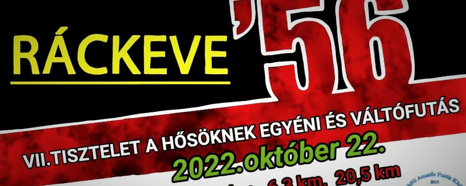 VII. Tisztelet a Hősöknek egyéni és váltófutás