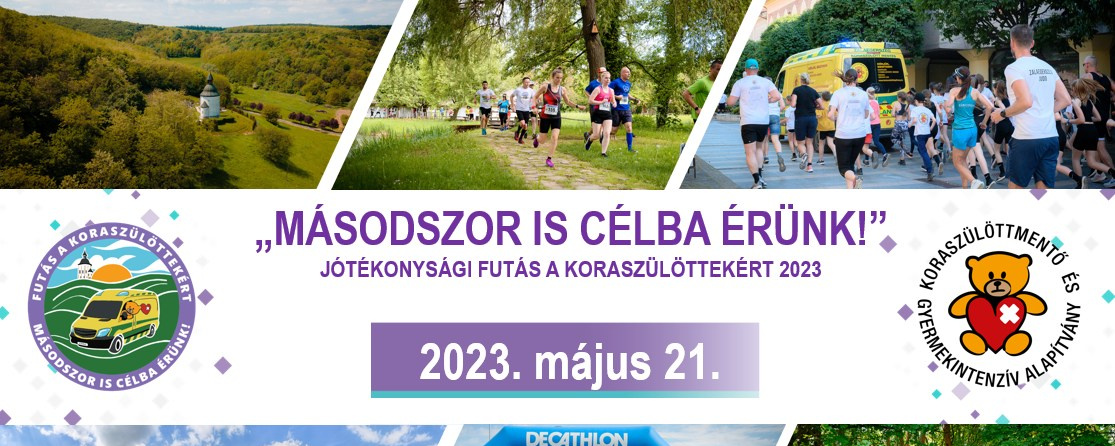 „Másodszor is célba érünk!” Jótékonysági futás a koraszülöttekért 2023