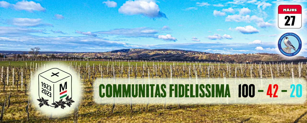 Communitas Fidelissima teljesítménytúrák (egyszeri rendezés!)