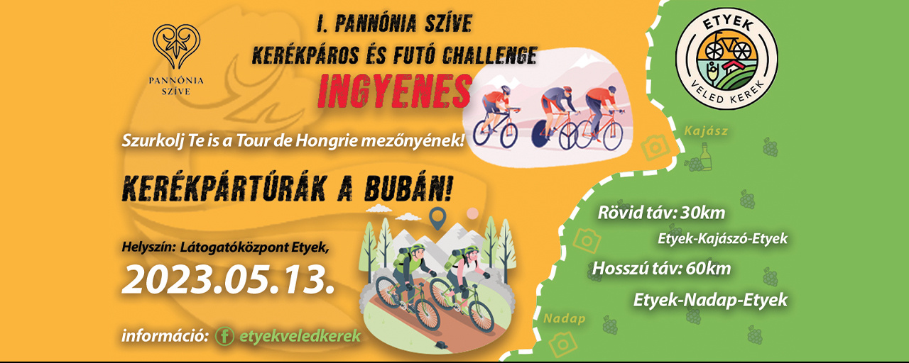 I. Pannónia Szíve kerékpáros és futó Challenge