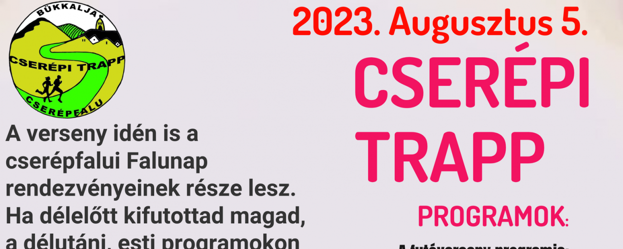 Cserépi Trapp Futóverseny 2023