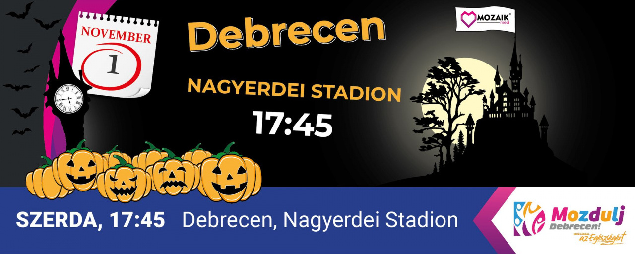 Mozaik Med Halloween Közösségi Futás – Debrecen