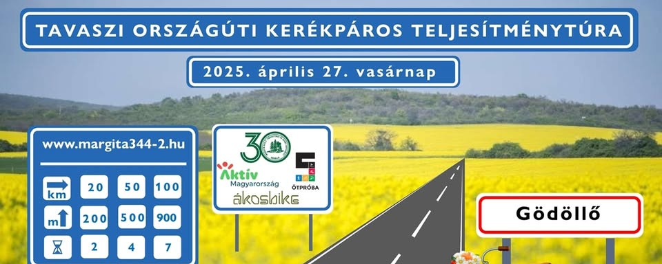 Gödöllő Tavaszi Kerékpáros - 100 / 50 / 20 / -