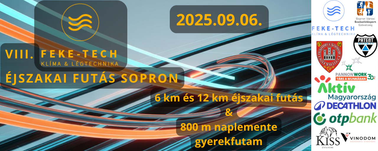 VIII. Feke-Tech Éjszakai Futás Sopron