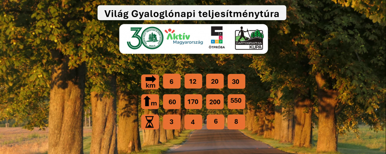 Gödöllő Világ Gyalogló Napi túra - 30 / 20 / 12 / 6