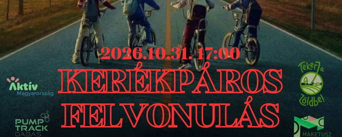 Kerékpáros felvonulás- Tekerj Hawkinsba!