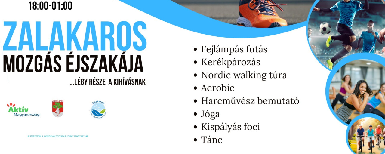 Mozgás éjszakája Zalakaros 2026